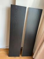 IKEA TRANHULT wandplank zwart 120x30 cm + 4 plankdragers, Ophalen, Zo goed als nieuw