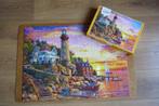 Legpuzzel '' LIGHTHOUSE IN THE SUNSET '' 1000 st., Ophalen of Verzenden, 500 t/m 1500 stukjes, Gebruikt, Legpuzzel