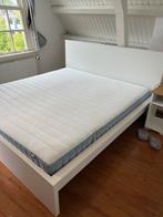 Ikea Malm Bed 180x200, Huis en Inrichting, Ophalen, Wit, Tweepersoons, Zo goed als nieuw