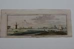 Ameide Originele handgekleurde kopergravure uit 1792 GZ9, Antiek en Kunst, Kunst | Etsen en Gravures, Verzenden