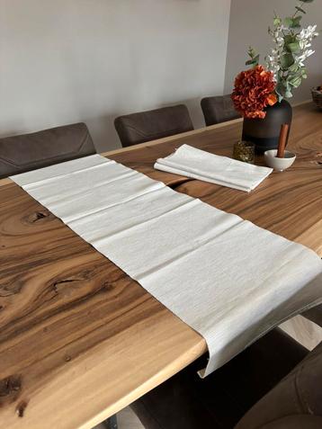 Set van 3 tafellopers – Gebroken wit beschikbaar voor biedingen