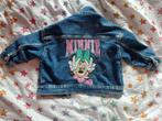 Spijkerjasje minnie mouse maat 98, Ophalen of Verzenden, Zo goed als nieuw, Meisje, Jas