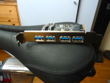 NanoTech PCI-kaart met vier USB-poorten; nog in nieuwstaat! beschikbaar voor biedingen