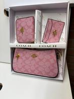 Coach Set - Handtas, Portemonnee & Kaarthouder, Ophalen of Verzenden, Nieuw, Roze, Handtas