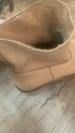 Beige Leren Laarsjes, Ophalen of Verzenden, Gedragen, Beige, Lage of Enkellaarzen