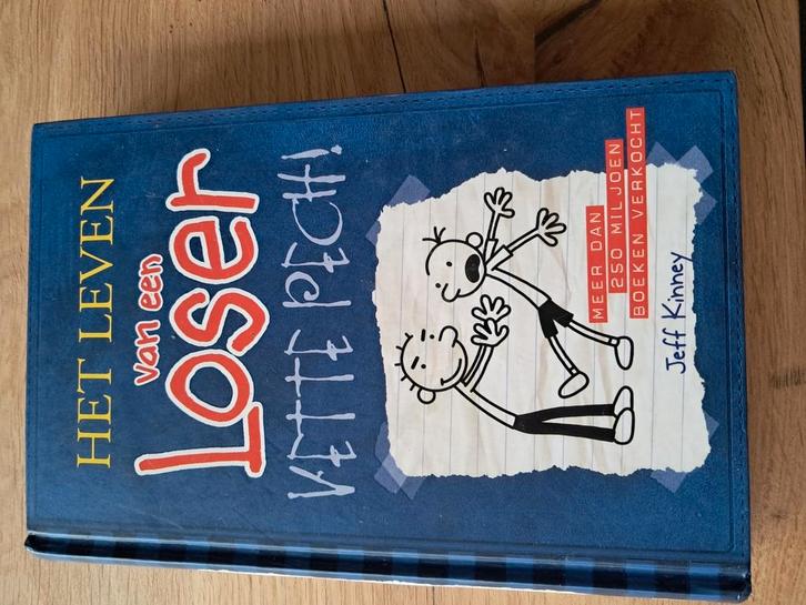Jeff Kinney - Vette pech!, Boeken, Kinderboeken | Jeugd | 10 tot 12 jaar, Zo goed als nieuw, Ophalen of Verzenden