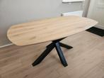 Eettafel eetkamertafel 160x90 eiken deens ovaal, Ophalen