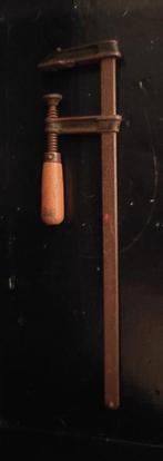 Vintage Houten Lijmklem, Ophalen of Verzenden, Gebruikt