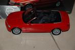 1:18 BMW 328CI CABRIO E46 red Kyosho diecast WRH, Hobby en Vrije tijd, Modelauto's | 1:18, Verzenden, Zo goed als nieuw, Auto
