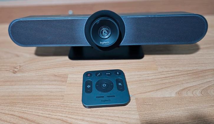Logitech meetup 4k profi webcam, Computers en Software, Webcams, Zo goed als nieuw, Microfoon, Ophalen of Verzenden