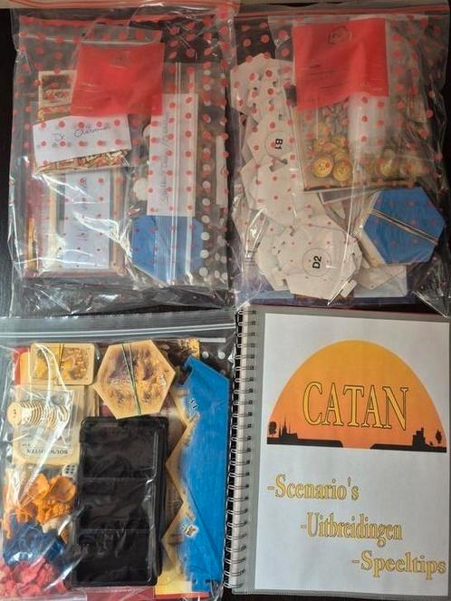 Basisspel + zeer grote uitbreidingsset Catan (zie foto's), Hobby en Vrije tijd, Gezelschapsspellen | Bordspellen, Zo goed als nieuw