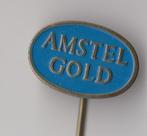 Bier Amstel Gold speldje, Verzamelen, Speldjes, Pins en Buttons, Gebruikt, Niet vindbaar, Niet vindbaar, Speldje of Pin