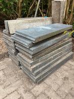 Betonbanden zwart - 40x100, Tuin en Terras, Tegels en Klinkers, Ophalen, Gebruikt, Overige typen, 5 tot 10 m²
