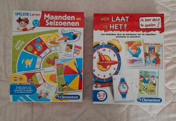 Clementoni Maanden & Seizoenen + Hoe Laat Is Het? beschikbaar voor biedingen