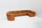 Vintage De Sede DS 11 modulaire bank cognac patchwork leer, Huis en Inrichting, Banken | Bankstellen, Ophalen, Design, Hoekbank