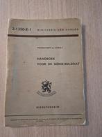 Handboek Genie-Soldaat 1955, Boeken, Oorlog en Militair, Gelezen, Ministerie van Oorlog, Ophalen of Verzenden, Landmacht