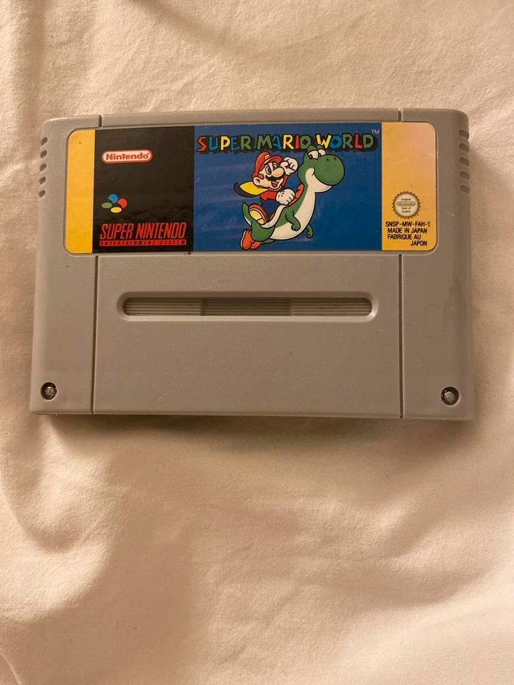 Super Mario World - SNES Klassieker!, Spelcomputers en Games, Games | Nintendo Super NES, Gebruikt, Platform, 2 spelers, Vanaf 3 jaar