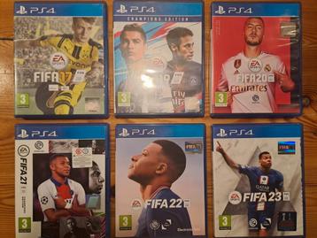 Ps4 fifa 2017, 2019, 2020, 2021, 2022, 2023 beschikbaar voor biedingen