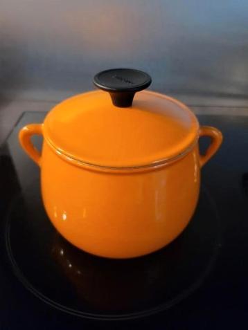 Le Creuset Cousances oranje bonenpan / bonenpot beschikbaar voor biedingen