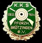 K.K.S. Pforzm. Brotzingen e,v, speld K.K.S. Pforzm. Brotzing, Verzamelen, Speldjes, Pins en Buttons, Verzenden, Nieuw, Sport, Speldje of Pin