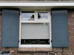 Ouderwetse raamluiken met duimen en duimheng, Ophalen, Gebruikt, Minder dan 100 cm, Minder dan 100 cm