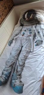 Dekbedovertrek snurk astronaut, Ophalen, Jongetje of Meisje, Wit, Dekbedovertrek