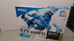 Videokaart MSI Geforce GTX650Ti OC 1GB, Ophalen of Verzenden, Zo goed als nieuw, GDDR5, HDMI