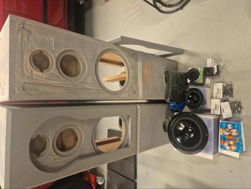 Zelfbouw speaker project, Audio, Tv en Foto, Luidsprekers, Front, Rear of Stereo speakers, Overige merken, Ophalen