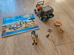 Playmobil (70346) dierenverzorger met voertuig, Ophalen of Verzenden, Gebruikt