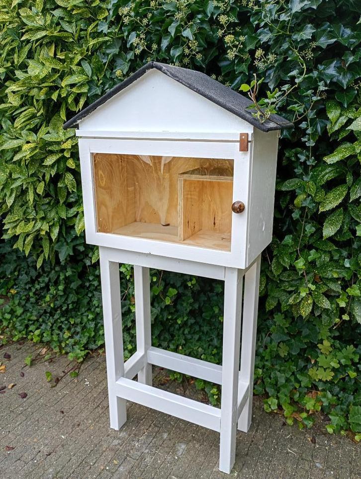 Minibieb, Huis en Inrichting, Kasten | Boekenkasten, Nieuw, 50 tot 100 cm, Minder dan 100 cm, 25 tot 50 cm, Ophalen of Verzenden