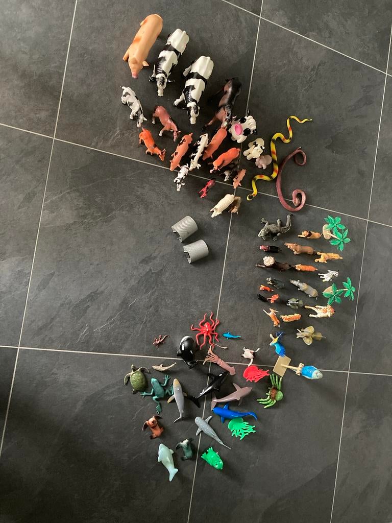 Grote verzameling plastic dieren, Ophalen of Verzenden, Gebruikt, Jongen of Meisje