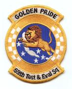 USAF patch 59 TES A-10, F-15C/E, F-16, F-22, F-35 Nellis, Verzamelen, Ophalen of Verzenden, Luchtmacht, Amerika, Embleem of Badge