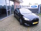 Ford FOCUS Wagon 125PK ST-Line 18-inch-navi-climatecontrole-, Gebruikt, Euro 6, Zwart, Handgeschakeld