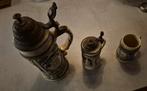 Vintage Bierpul Set van 3, Antiek en Kunst, Antiek | Keramiek en Aardewerk, Ophalen
