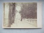 Beverwijk - Velserweg - Kabinetfoto - ca 1900, Ophalen of Verzenden, Voor 1920, Ongelopen, Noord-Holland