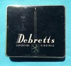 NEDERLANDS SIGARETTEN BLIKJE DEBRETTS SUPERFINE VIRGINIA, Verzenden, Gebruikt, Overige typen