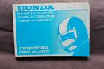 Honda CBR900RR Fireblade 1994 motorcycle owner's manual, Motoren, Handleidingen en Instructieboekjes, Ophalen of Verzenden, Honda