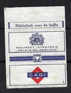 2811 CADI (wikkel) ORANJE GELDERLAND Regiment, Verzamelen, Ophalen of Verzenden, Nederland
