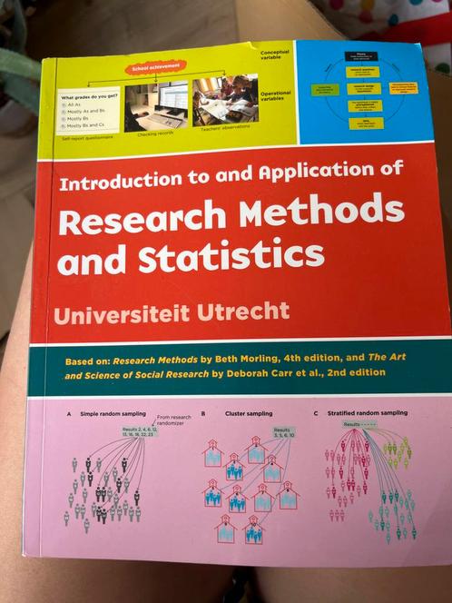 Research Methods Statistics Onderzoeksmethoden Statistiek UU, Boeken, Studieboeken en Cursussen, Zo goed als nieuw, WO, Gamma