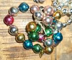 Oude antieke Glazen kralenslinger kralenketting kerst, Diversen, Kerst, Ophalen, Gebruikt