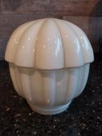 Thabur Art Deco Lampbolletje vintage creme, Ophalen of Verzenden