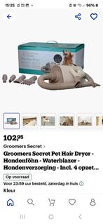 Groomers secret pet hair dryer waterblazer hondenfohn, Dieren en Toebehoren, Honden-accessoires, Ophalen of Verzenden, Zo goed als nieuw
