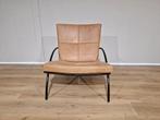 Harvink - Uncle Sam Fauteuil - Cognac - Leder - Design, Huis en Inrichting, Fauteuils, Voltastraat 21, Barneveld, Harvink, 75 tot 100 cm