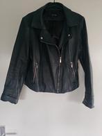 Leren jasje maat 44, zeer donkerblauw-zwart, Kleding | Dames, Jassen | Zomer, Overige kleuren, Maat 42/44 (L), Studioar, Ophalen of Verzenden