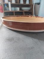 Grootte Franse schaal doorsnede lengte 43cm br 31cm H.6.5cm, Antiek en Kunst, Antiek | Keramiek en Aardewerk, Ophalen