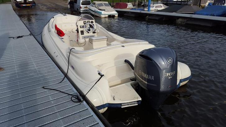 RIB Boot - Scanner 300 PK V6 incl trailer, Watersport en Boten, Motorboten en Motorjachten, Gebruikt, Polyester, 6 tot 9 meter