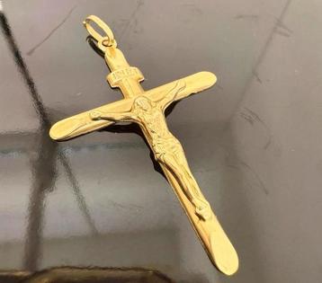 Prachtige 14 karaats gouden kruis beschikbaar voor biedingen