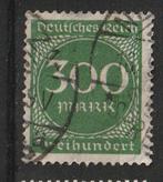Duitsland 1923 - 300 Mark, Postzegels en Munten, Ophalen of Verzenden, Overige periodes, Gestempeld