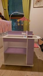 Babypop badje, kinderstoel, aankleedkussen in een, Kinderen en Baby's, Speelgoed | Poppen, Ophalen, Zo goed als nieuw, Overige typen