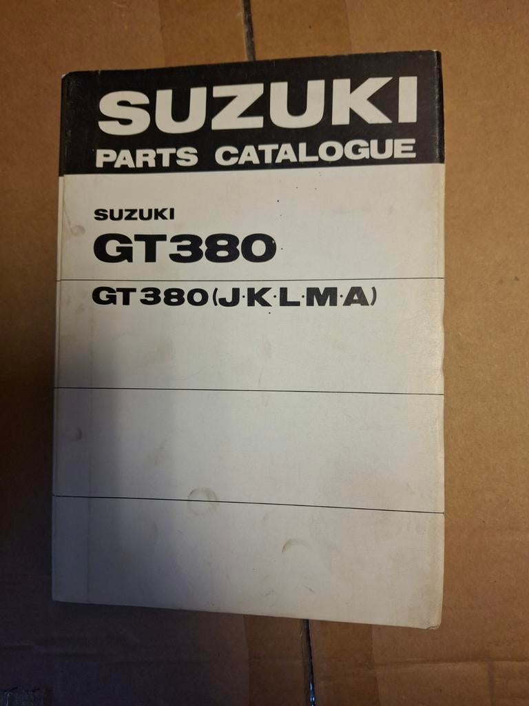 Onderdelencatalogus Suzuki GT 350 1975, Motoren, Handleidingen en Instructieboekjes, Ophalen of Verzenden, Suzuki